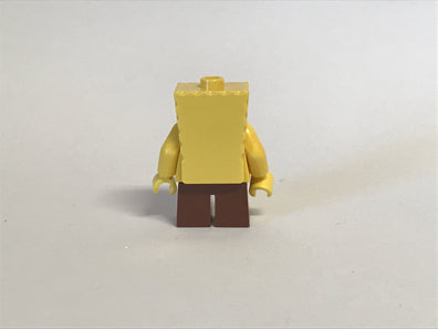 LEGO Minifigure-SpongeBob - Shocked Look-SpongeBob SquarePants-bob007-Creative Brick Builders